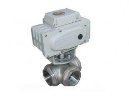 电动三通内螺纹球阀